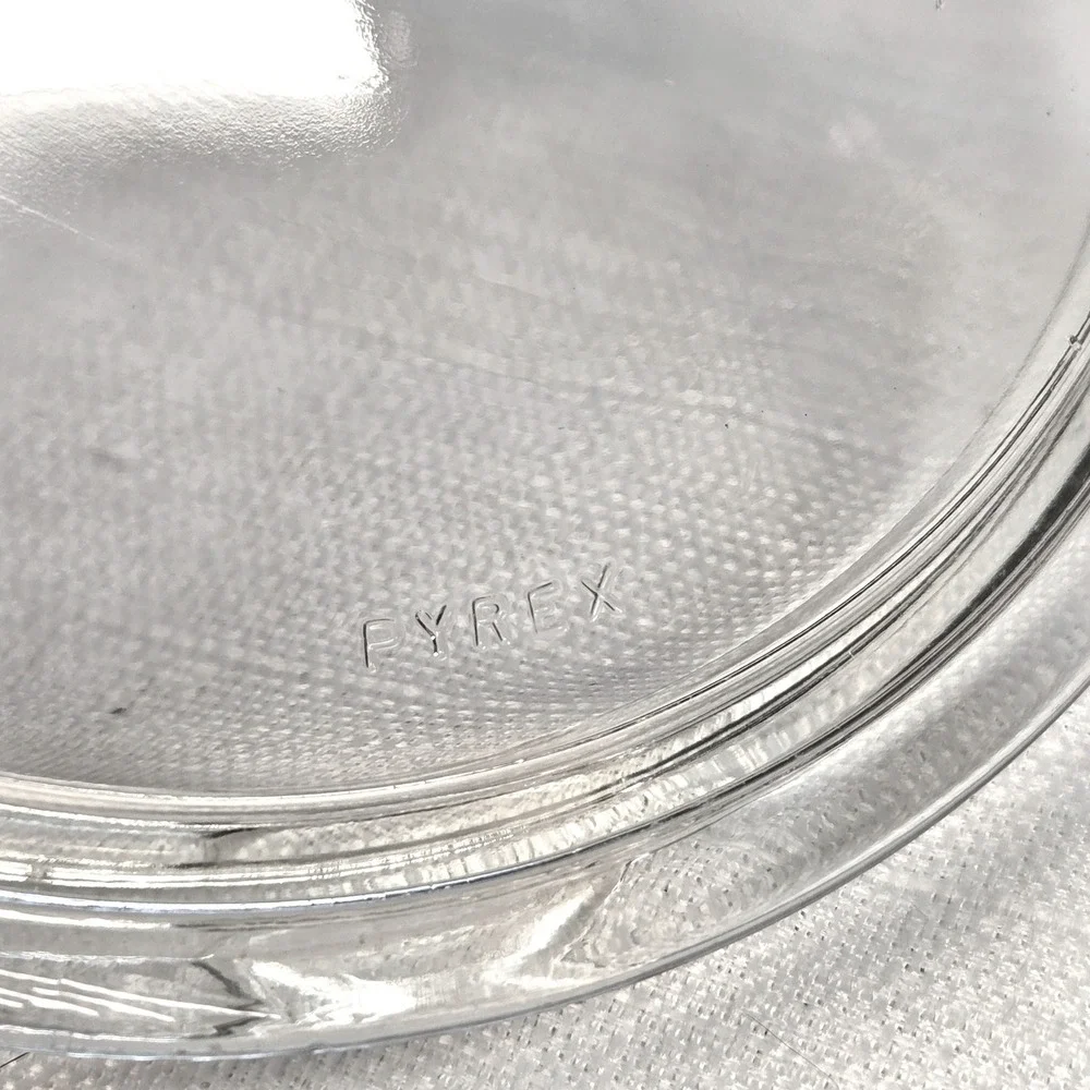 Vintage Pyrex Stovetop Flameware Clear Glass‎ 1.5 Quart Saucepan with Lid